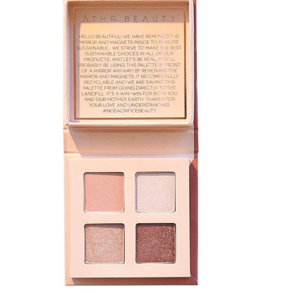 ATHR Beauty Rose Quartz Crystal Eyeshadow Quad